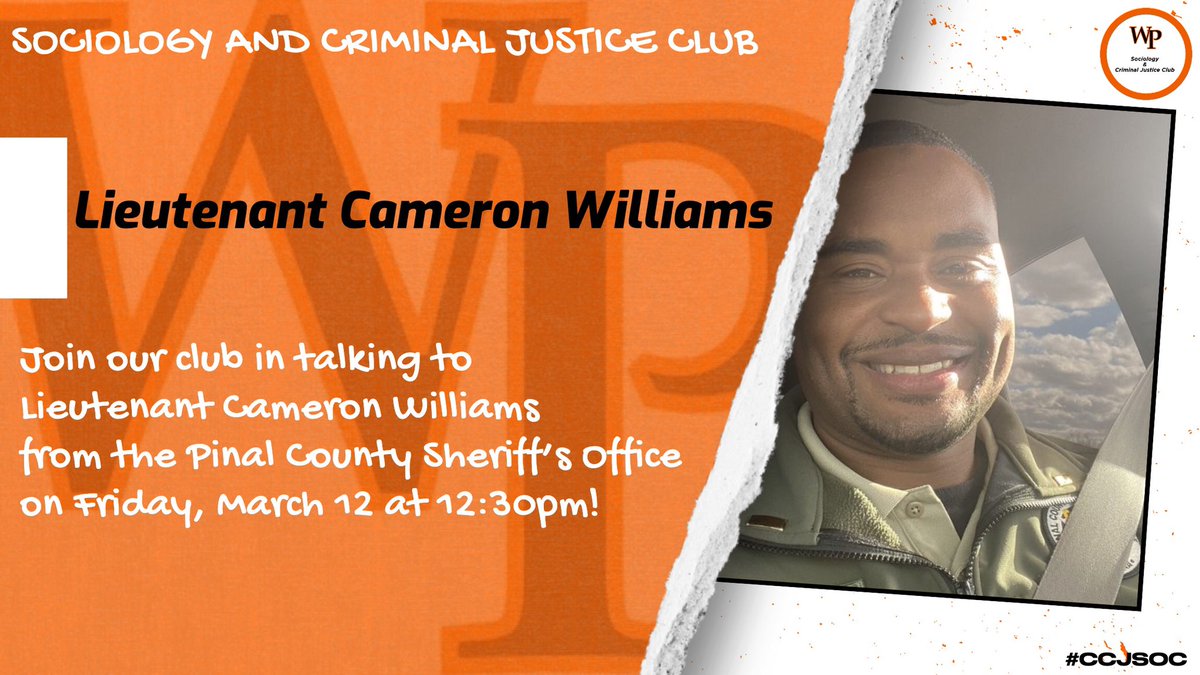 Info about THIS Friday’s meeting at 12:30pm on Zoom! 🚔