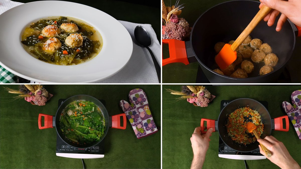 Cooking_Pulse's tweet image. The BEST Italian escarole soup filled with browned meatballs and fresh veggies.  😍 Video recipe below! 👇

Video Recipe: youtu.be/ciXr-hht-9k

#escarole #soup #food #stopmotion #delicious #cooking #hungry