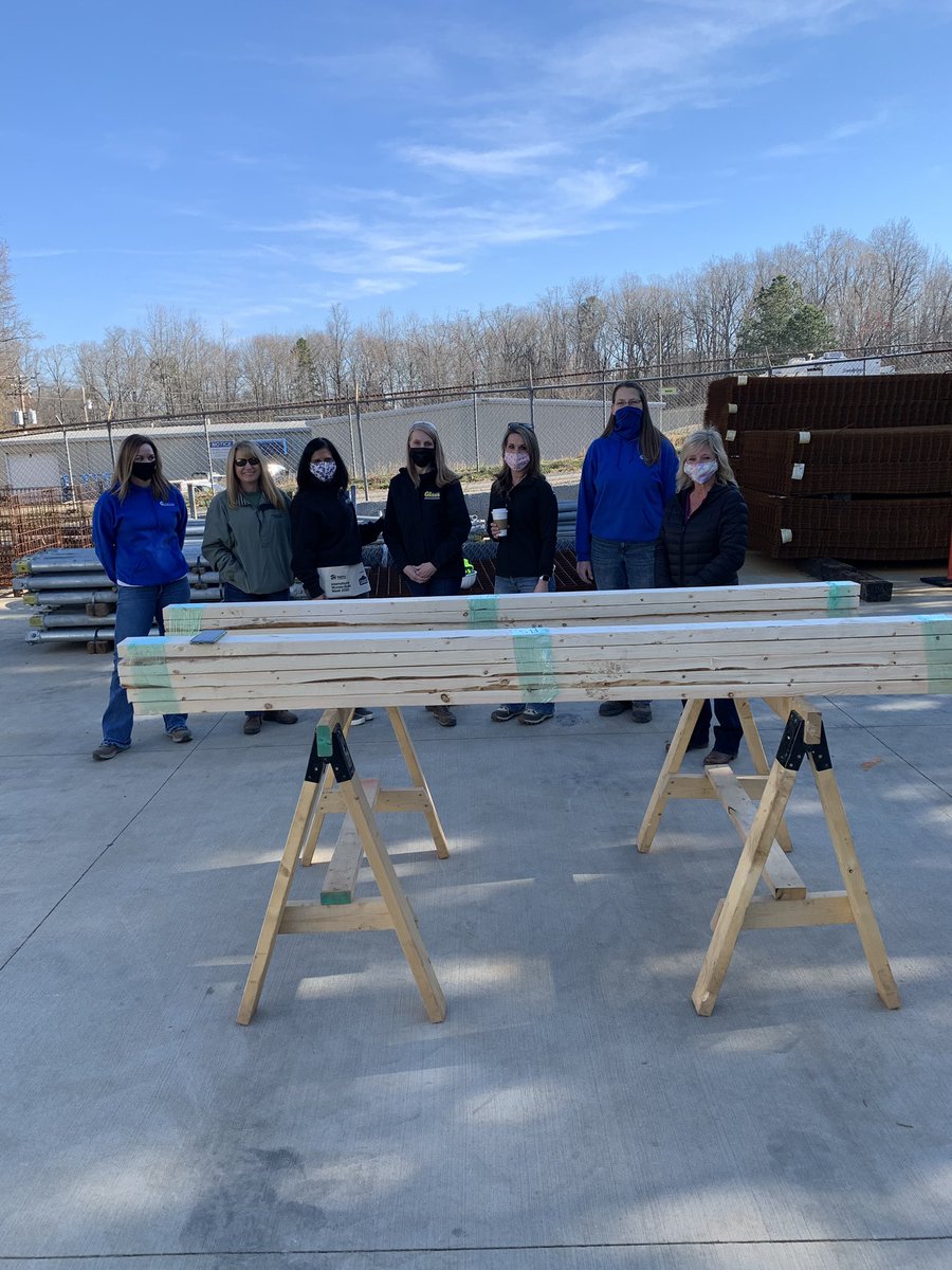 Look at all of these strong and amazing women building wall systems today! Thank you to all of our partners in this year’s Women Build, sponsored by <a href="/Lowes/">Lowe's</a> #BuildHer 

@upstatewarrior <a href="/CBCaine/">ColdwellBankerCaine</a> <a href="/GreenvilleWater/">Greenville Water</a> <a href="/nawicnational/">NAWIC</a>