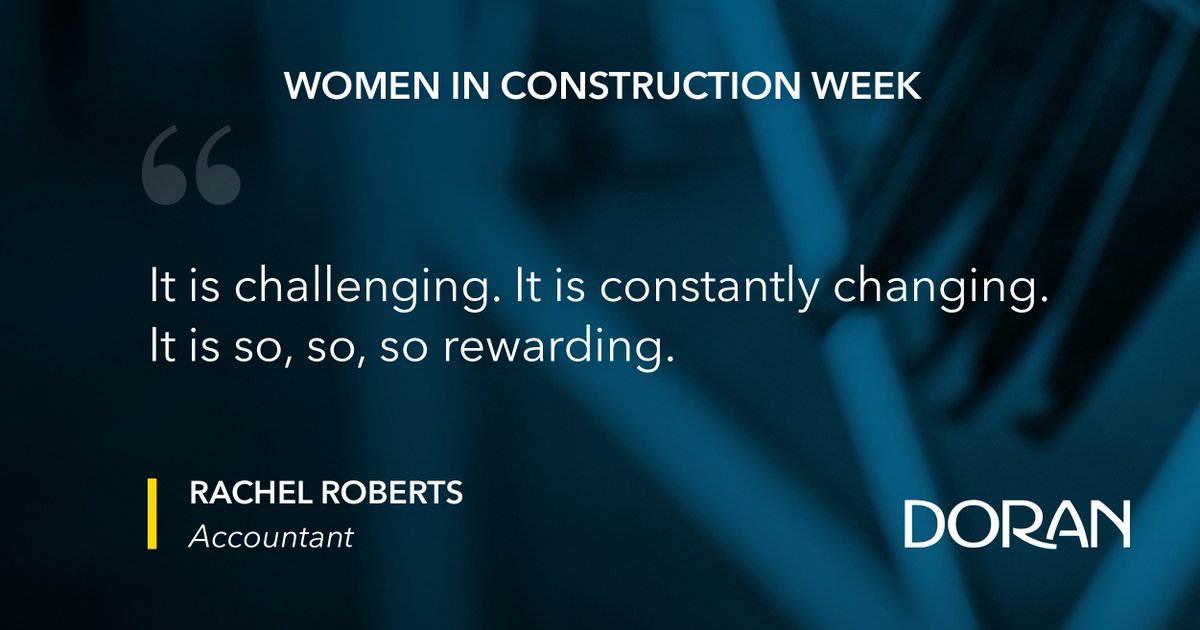 DoranCompanies's tweet photo. The construction industry has more opportunities than ever for women to build their careers! #WICWeek2021 #teamdoran https://t.co/TEksNVUZId