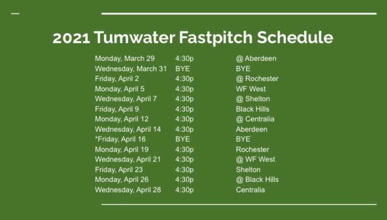 Tumwater Fastpitch tweet media