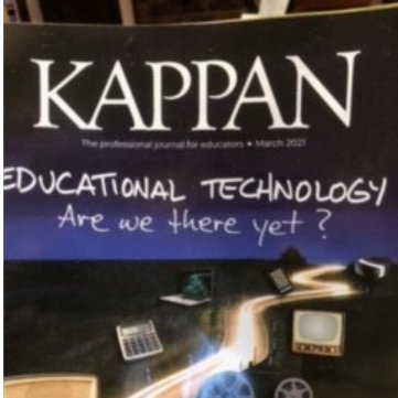 Just got this in the mail today! 5 great articles in Kappan about Educational Technology! @ericlamarhines @MsEmJayy_BCPS @DavidMarcovitz #ET630 #herestheTEA