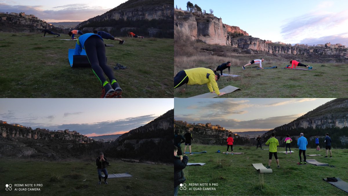 rujamarcnctrail's tweet photo. Clases de fuerza 💪 y core 🤸‍♀️ bajo la dirección 🎬 de J. Polo en el posiblemente mejor escenario del mundo, Cuenca 🏞️.
"No te digo que me lo mejores, Iguálamelo" 

#cacuenca #cacuencadolomia #Cuenca #coreworkout #coreyfuerza #aquinoentrenanadie #quefinososveo https://t.co/seRLfwE2um