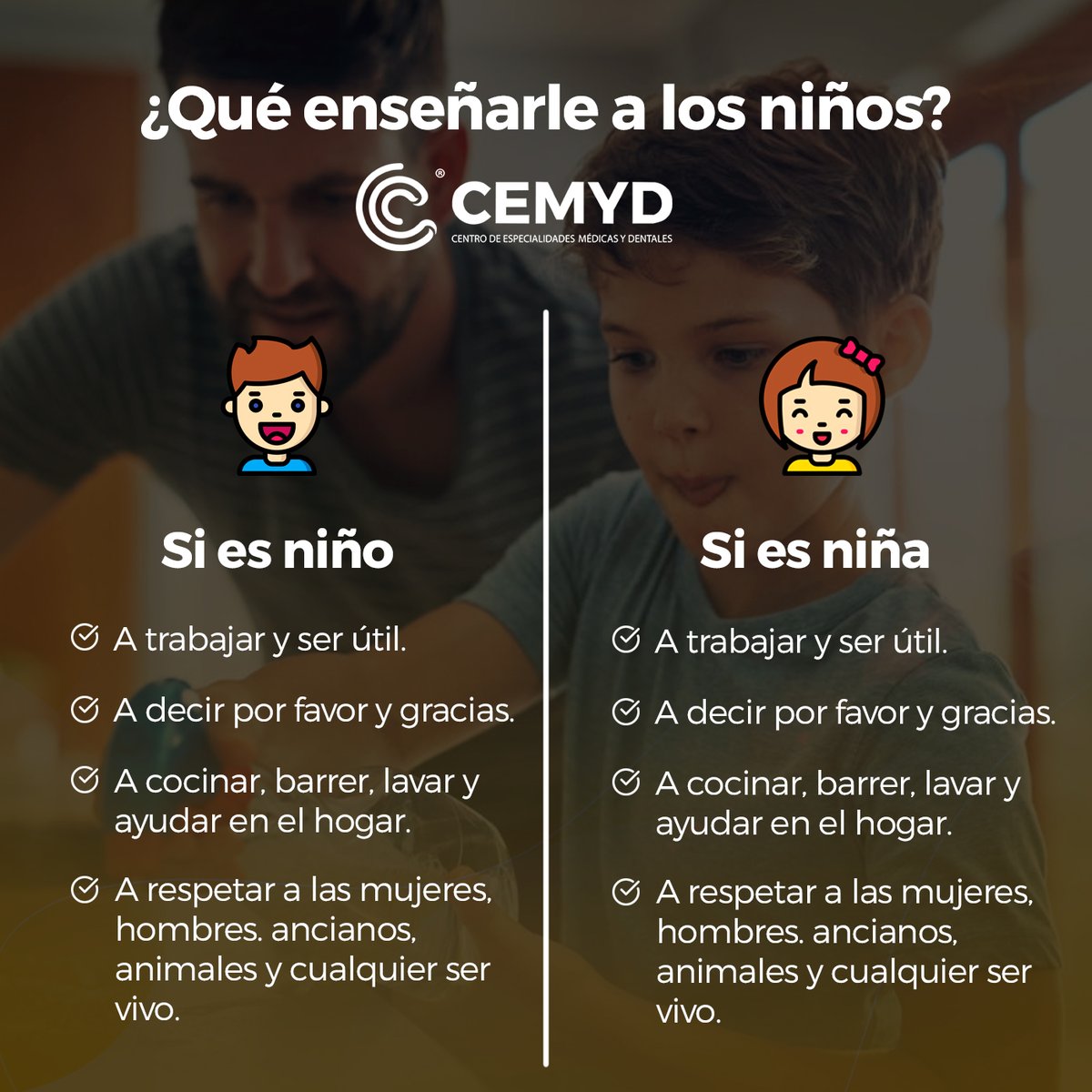 Cemyd1's tweet photo. ¿Qué opinas de estas enseñanzas para los niños? Ellos son el futuro y es importante forjar buenas personas ❤️ 
#CEMYDteCuida #Niños #educacion  #EducacionInclusiva  #IgualdadDeGénero #EquidadDeGenero https://t.co/9uZHKXziwv