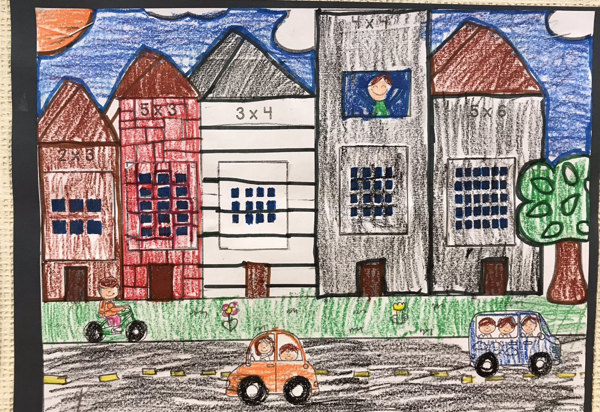 AReschtweets's tweet photo. We completed our Array city today. Multiplication lives in our world! #ilovegrade3 #mathinourworld #mathematicians #mathisourjam @stjerome_ccsd https://t.co/7OUwnm984p