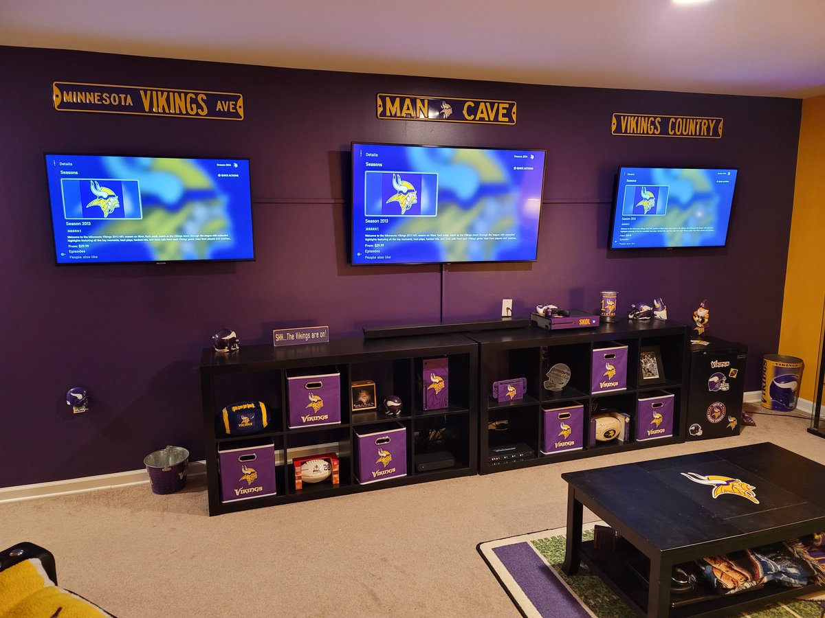 Cusetown_Hero's tweet photo. Updated Vikings room. Nearing completion (it's never really complete). https://t.co/Ukwndk6pxs