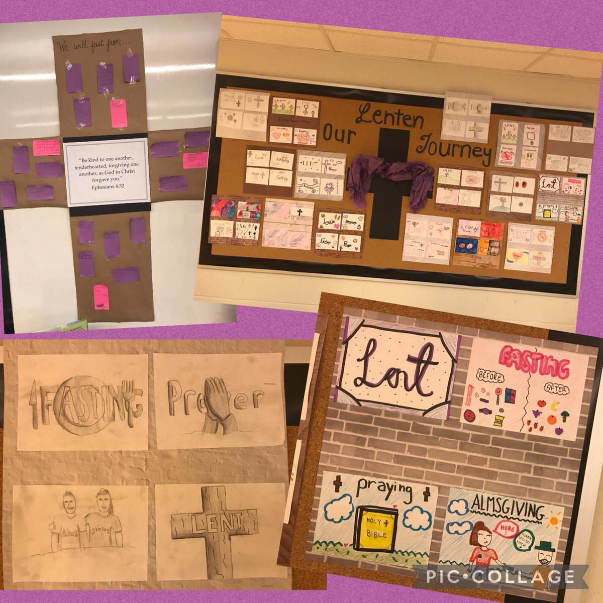 jfediurek's tweet photo. Through the three pillars of Lent ~ prayer, fasting &amp; almsgiving ~ we become closer to God as we journey toward the cross @stbasilbulldogs https://t.co/5SpXYsN9L4