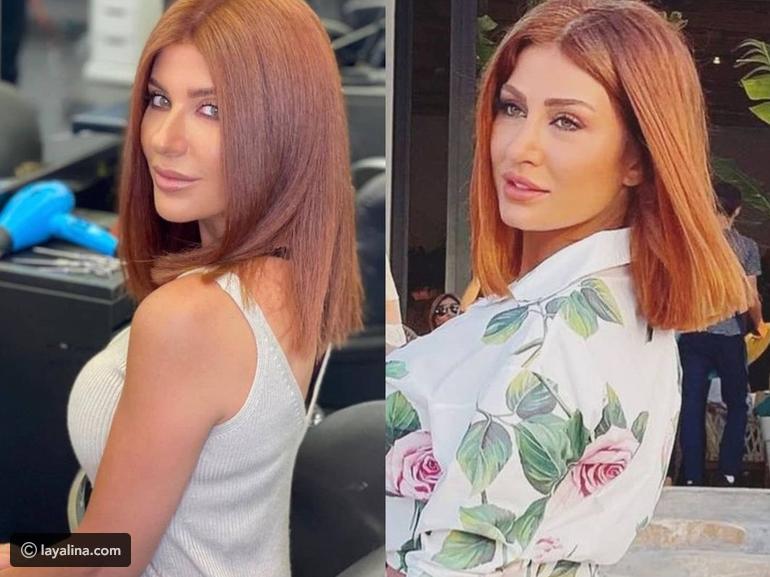 مجلة ليالينا | #هبة_نور و #ريتا_حرب بنفس قصة ولون الشعر ...
