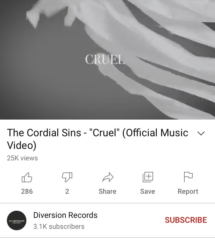 ‘Cruel’ vid just hit 25k views 🤩🖤

youtu.be/gJnbLgpEbdw