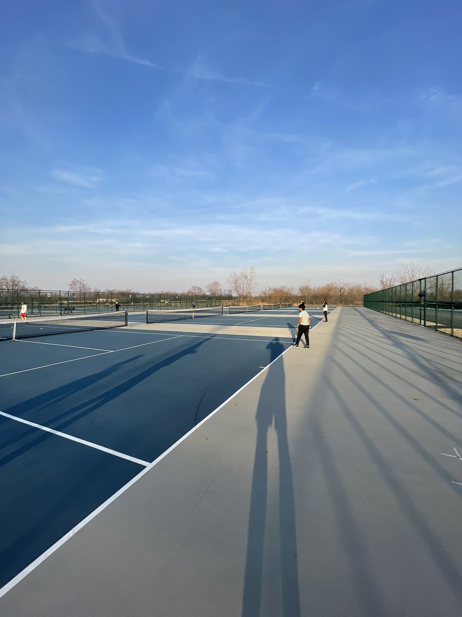 Out on the courts today! Getting pumped for the season! <a href="/GNHSTennis/">GNHS Tennis</a> <a href="/GNHSAthletics/">GN Knights Athletics</a>