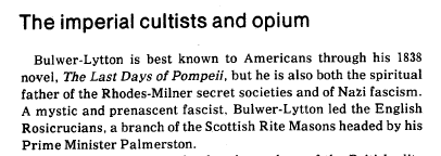 without overstating it, I'd say that there's an occult stew that makes up the precursor for Nazism, and its theosophy and rosicrucianism, which the ruling class was just soaking in