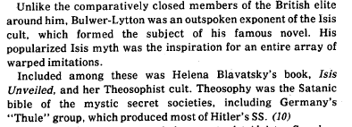 again, a lot of this is esoteric nazi shit, but a Lot of the New Age shit is also heavily theosophical, which is why I'm deeply suspicious of hippies