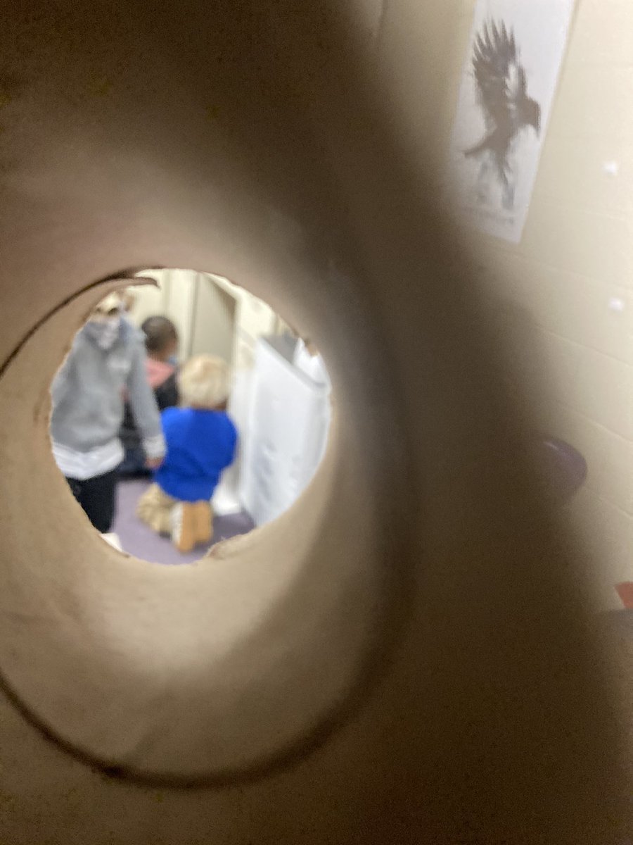 #Cainhoy Ss found their inner #JaneGoodall today on safari to observe animals in their natural habitat (the library.) We created binoculars to emulate Goodall on the top of her peak from her biography The Watcher. #LOUDlibraries <a href="/JaneGoodallInst/">Dr. Jane Goodall & the Jane Goodall Institute</a> #WomensHistoryMonth