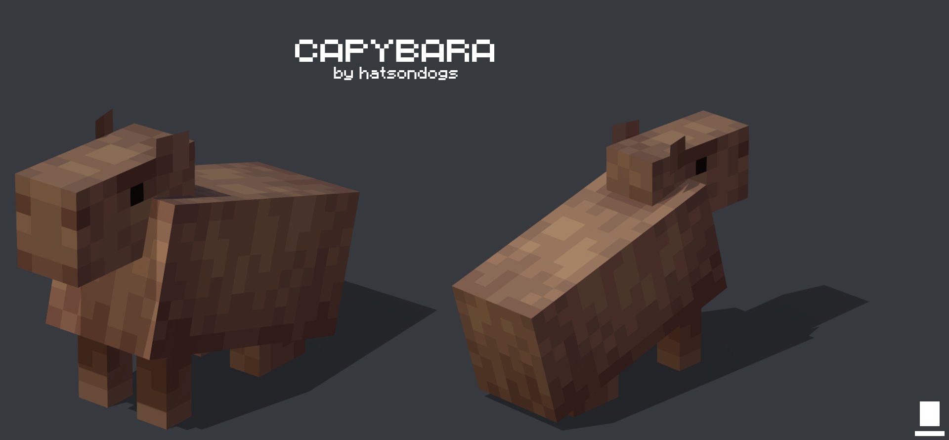 Capybara Minecraft Texture Pack