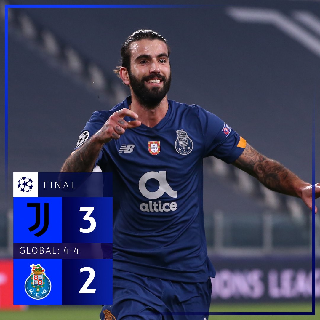 adadlosdeportes's tweet photo. ¡Llora la "Vecchia Signora"!
Partido trepidante se vivió en la casa de @juventusfc en la vuelta de los 8vos. de final de la @ChampionsLeague donde los de Andrea Pirlo vencieron 3-2 a @FCPorto, quedando 4-4 en el global (los portugueses avanzan a 4os. por gol de visitante). https://t.co/sCvUYzxEVD