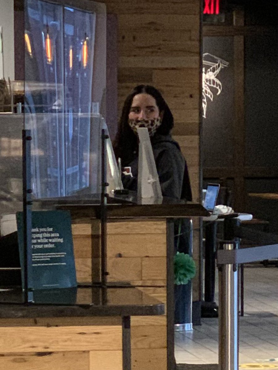 little spotted at Starbucks! @priscillamonge2 was I there? That’s a secret I’ll never tell 🤔