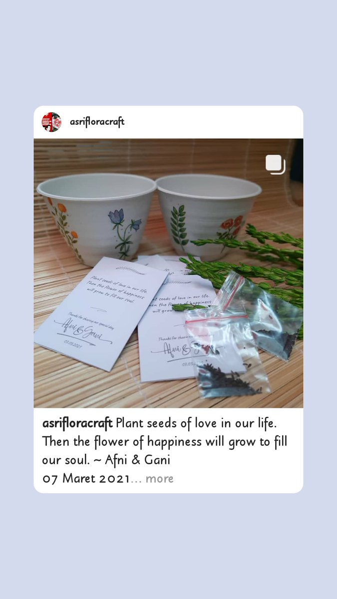 asrifloracraft's tweet image. Banyak menanam bayak pula tumbuh kebaikan. InsyaaAllah.