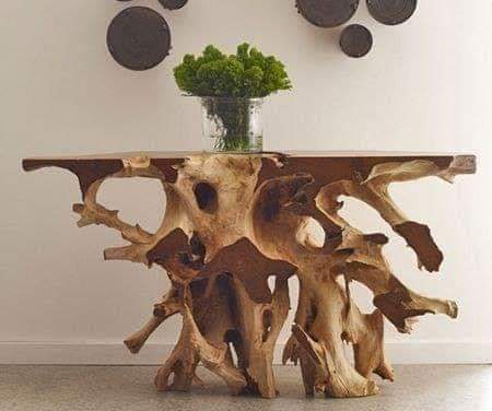Asanteclickwise's tweet photo. These rastic furniture are simply awesome. Check the vintage guitar in the background #woodworking #interiordecor #vintageart #apartmentliving https://t.co/EUQoCUamjc
