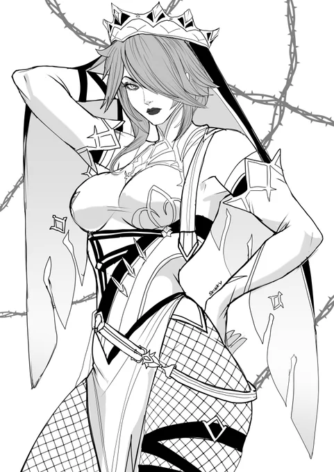 #原神  #GenshinImpact
Rosaria 
