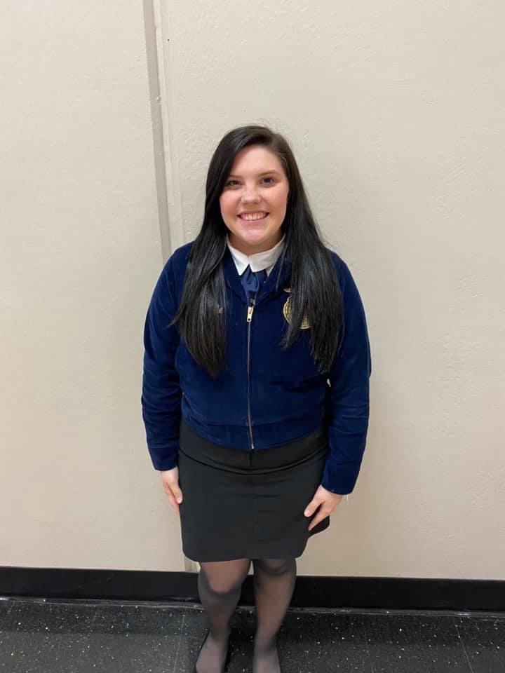 _clintonffa's tweet photo. A huge congrats to these Clinton FFA members that competed at the Republic LDE contest this evening! Results are as follows: 

Lauren Bailey- 1st place Division II Prepared Speaking 

Corynn Sowers-2nd place FFA Creed Speaking 

Hope Greufe- 2nd place Extemporaneous Speaking https://t.co/ohANGRW27k