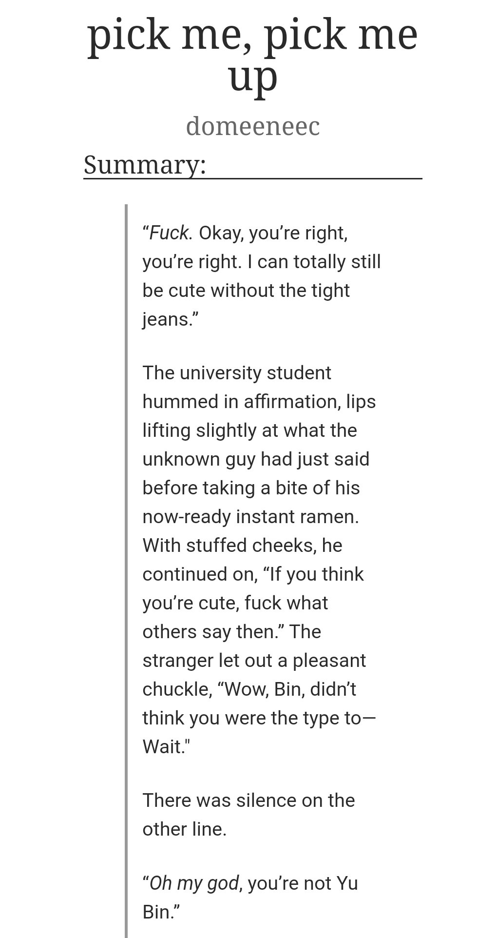 elisa on Twitter "🤩Pick Me Up, Pick Me Up by domeeneec https//t.co