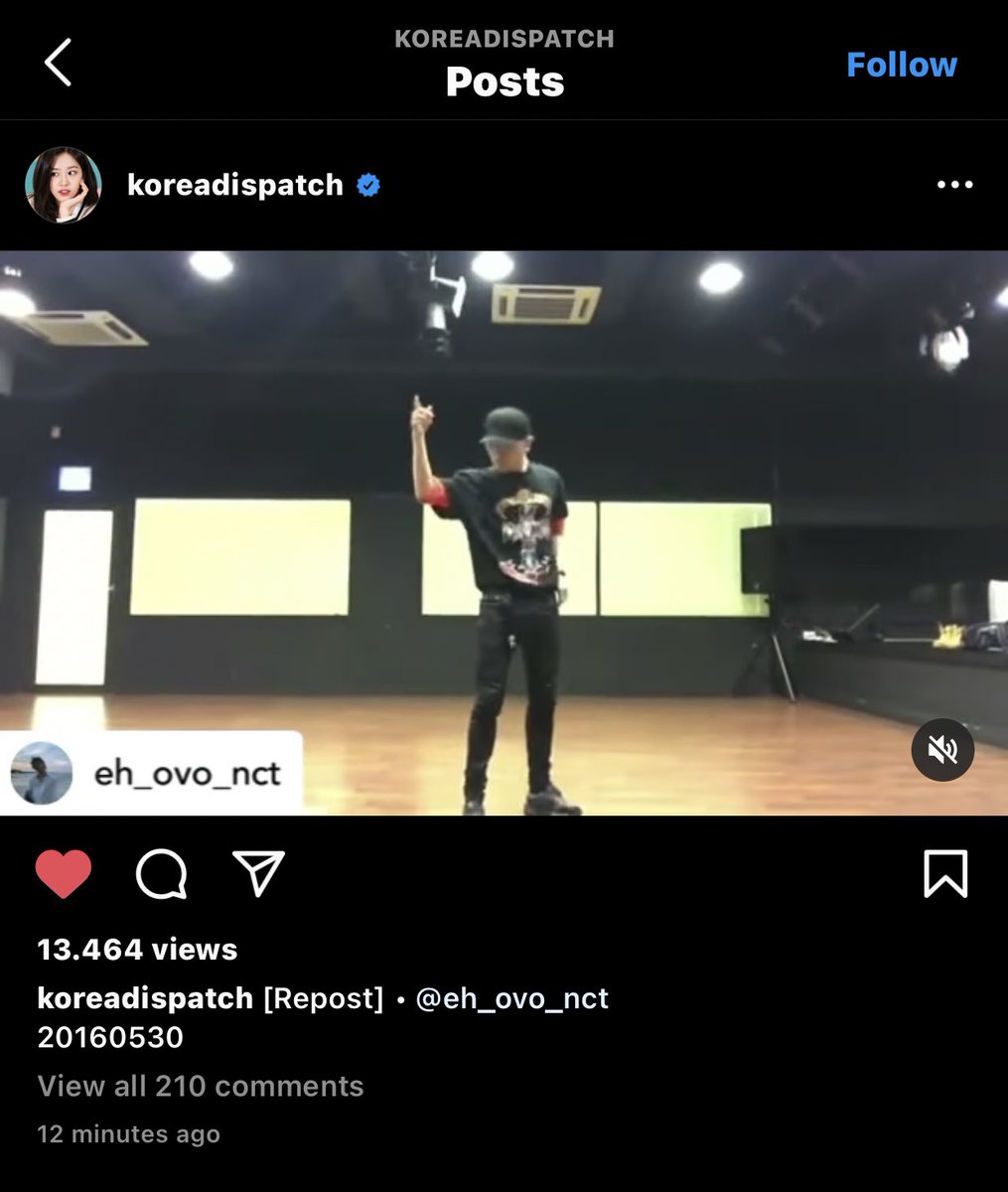 monsieurTY_'s tweet photo. Dispatch repost Taeyong’s video on their account. https://t.co/LXsL0tTPeQ