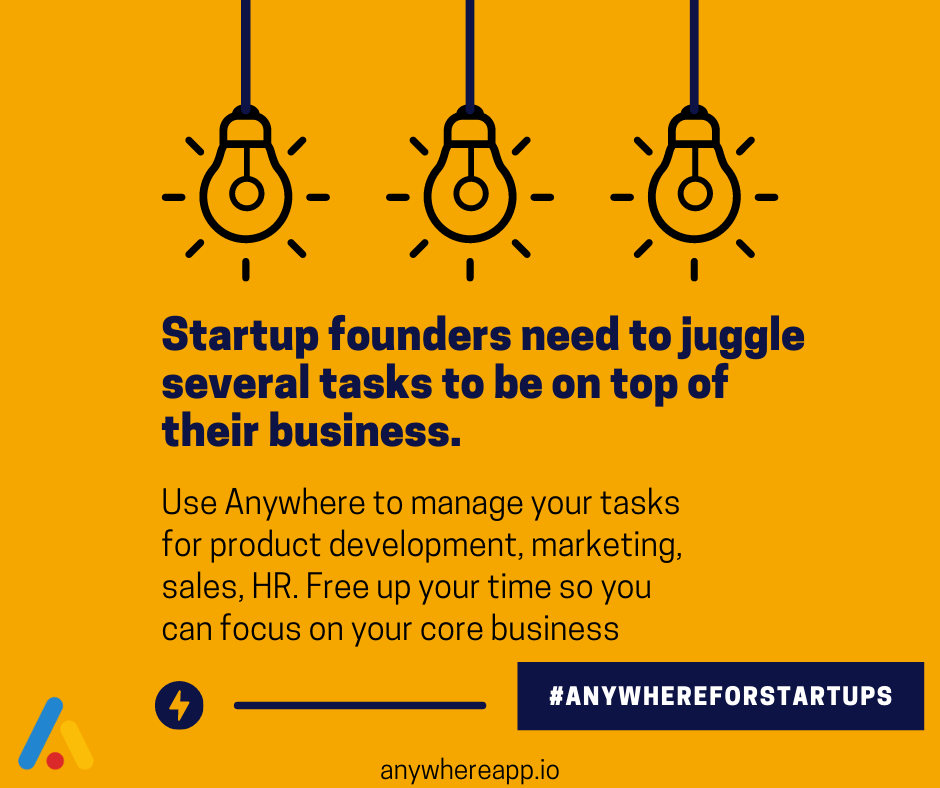 AnywhereAppIO's tweet photo. "Anywhere" could be the solution to all the Startup Founder's who does not get enough time to do every task with the undivided attention that it deserves.
https://t.co/BBJf0YPe6y
#RemoteWork #WorkFomAnywhere #WorkWithAnywhere #TeamWork #Startup #ProjectManagement #HR #Sales https://t.co/zVd7yOv7eK