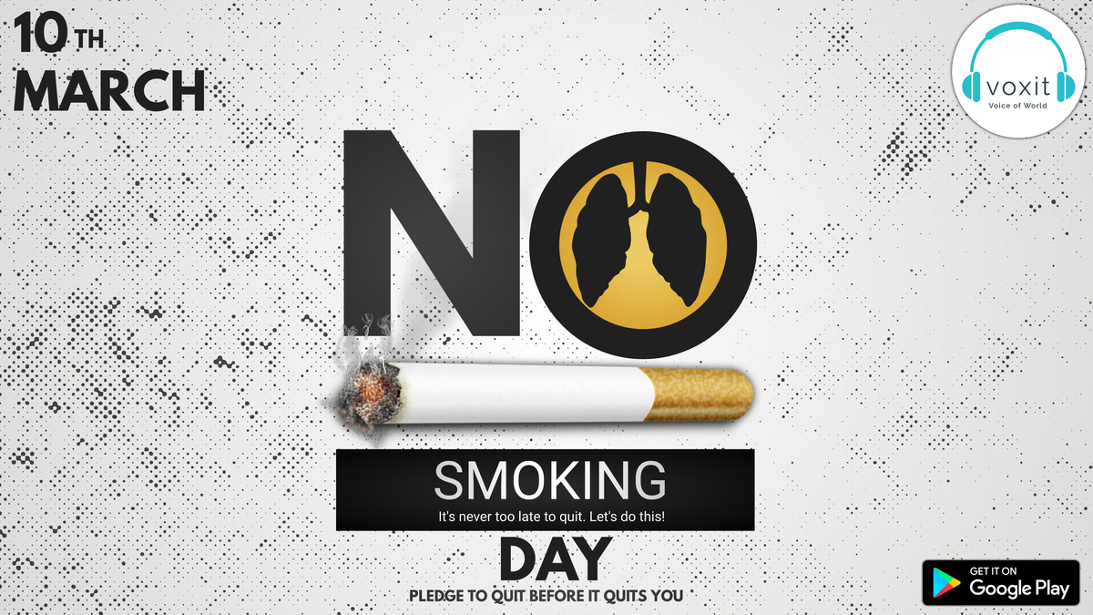 voxitworld's tweet photo. Quit before it's too late..
#voxit #thisisvoxit #indianpodcast #podcaster #trendingapps #voiceofthepeople #quitsmoking #nosmoking #quit #motivation #smokefree #society #nosmoke #health #notobacco https://t.co/FVo1I27aRw