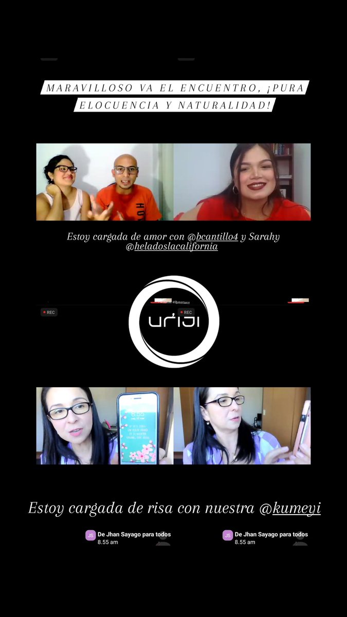 Yolvicmic's tweet photo. ¡Así vamos! Inlove de este encuentro de @UrijiJami jajaja mucha elocuencia y autenticidad. @_bymariann https://t.co/qBlDkeRRXC