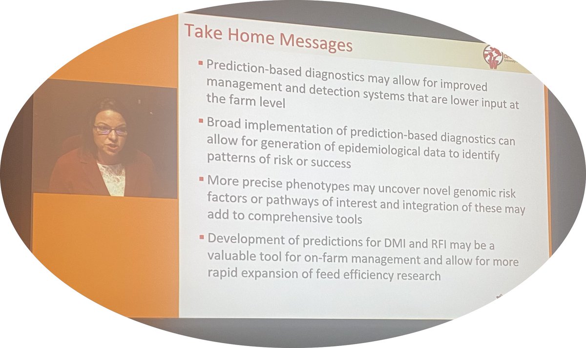 Take home messages from Dr Heather White #herdtesting #breeding #nutrition #health - joining the dots

#Herd21Au #HerdImprovement #ImprovingHerds <a href="/HolsteinAust/">Holstein Australia</a> <a href="/Dairy_Australia/">Dairy Australia</a>