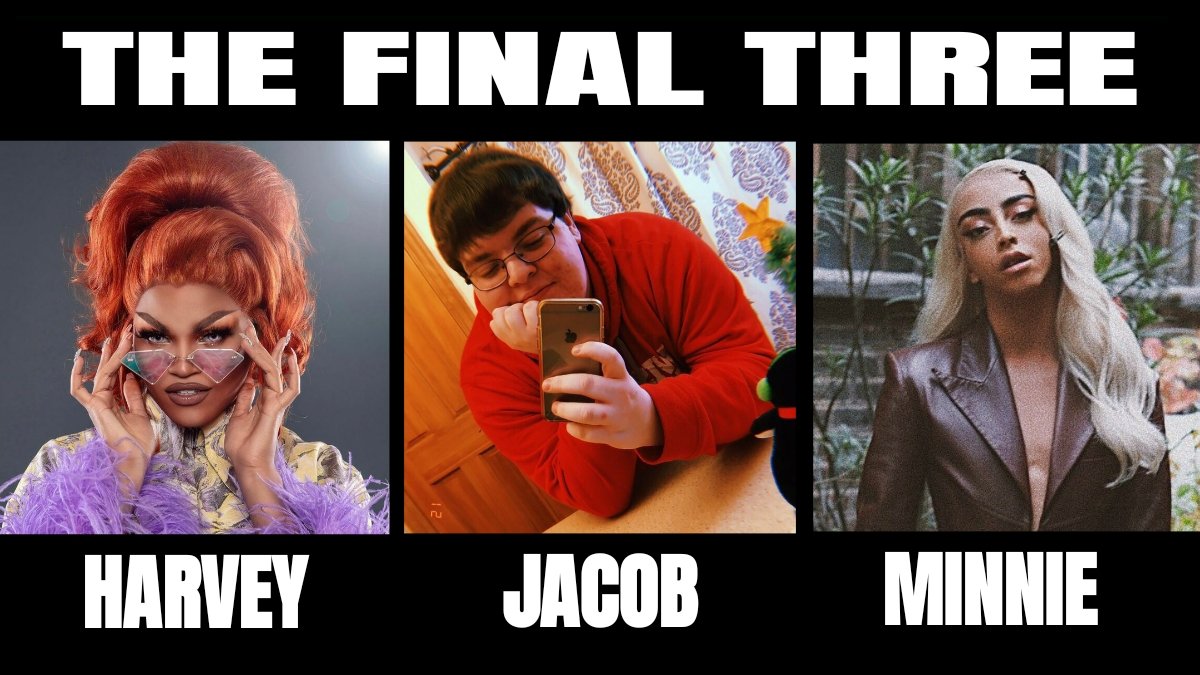 bbfastgames2's tweet photo. THE FINAL 3.... WHO WILL WIN #BBS14?
@harvslux
@jeds1999
@MinnieThePotato https://t.co/Eh8gbIlewe