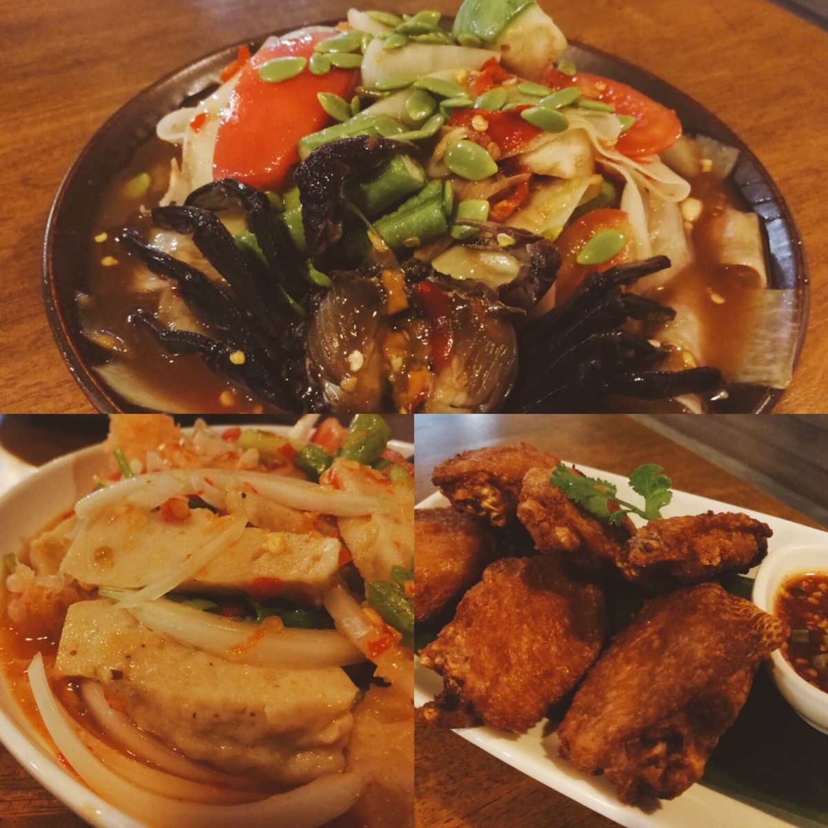 Size_L_1's tweet photo. ตีแป้ง คาเฟ่ ห้วยขวาง ร้านสวย แต่งสไตล์ลอฟต์ มีส้มตำ อาหารจานเดียว โรตี ชาชัก ชาไข่มุก ปังปิ้งไส้ทะลัก มาร้านเดียวจบครบปึ้ง สั่งตำหลวงพระบาง ยำหมูยอรสจัด แต่ติดหวานไปนิด ชาชักเข้มข้นไม่หวานจนเกินไป โรตีกรอบนอก เหนียวนุ่มใน ผ่านไปอยากให้ลอง @Kin24hrs #อร่อยบอกต่อ #อร่อยไปแดก https://t.co/FHs9anBJ1X