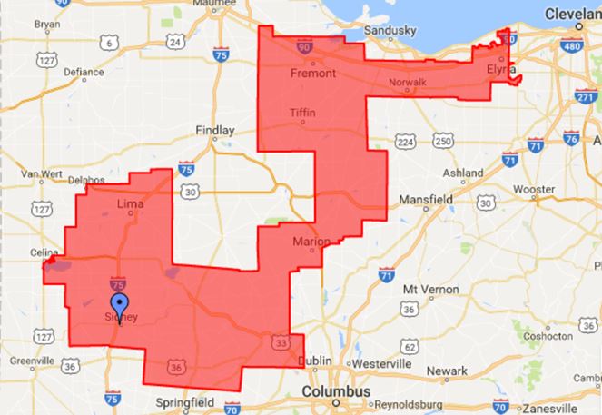 2pixelbutt's tweet photo. @Jim_Jordan This is Jim Jordans heavily gerrymandered district.  Cancel Jim Jordan. https://t.co/u10DiFxgUF