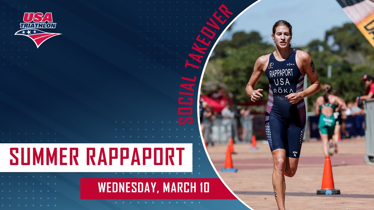 USA Triathlon (@usatriathlon) on Twitter photo Summer Rappaport is taking over our Instagram story tomorrow!
Follow along <a href="/usatriathlon/">USA Triathlon</a> to see how she's preparing for the Tokyo Olympic Games! 👏👏
#TokyoUnited #TeamUSA #WomensHistoryMonth Summer Rappaport is taking over our Instagram story tomorrow!
Follow along <a href="/usatriathlon/">USA Triathlon</a> to see how she's preparing for the Tokyo Olympic Games! 👏👏
#TokyoUnited #TeamUSA #WomensHistoryMonth