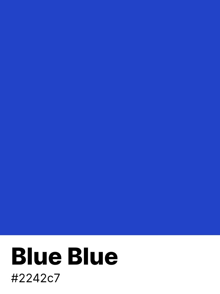 color_parrot's tweet photo. #Blue_Blue #2242c7 https://t.co/la902WAKdl