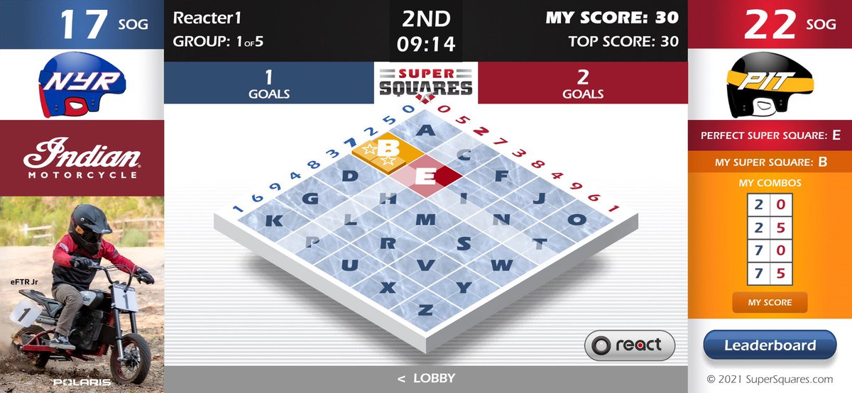 Looks like Super Squares is 💯 % on ice - in a good way! Are you ready? 🏒 🥅