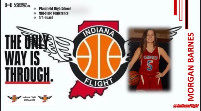 Heartland Girls Hoops Tournaments (@girls_heartland) on Twitter photo Morgan Barnes <a href="/morganbarnes06/">morgan barnes</a> - Plainfield MS - 5'4" Guard 2025 - 18pts 4rebs 4ast 5stls in a victory Monday night against Danville in the first round of the Hendricks County Tournament. #FlightGUAA2025 Morgan Barnes <a href="/morganbarnes06/">morgan barnes</a> - Plainfield MS - 5'4" Guard 2025 - 18pts 4rebs 4ast 5stls in a victory Monday night against Danville in the first round of the Hendricks County Tournament. #FlightGUAA2025