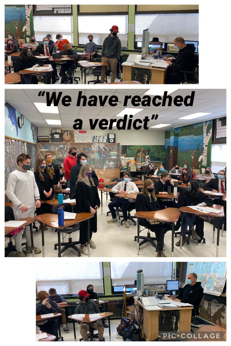 Highlight #3 <a href="/HHSS_RedHawks/">Haliburton High SS</a> : Mr Longo’s Law class had courtroom trials last week. Authentic learning for these students and an experience they will always remember. <a href="/TLDSB/">TLDSB</a> #tldsblearns