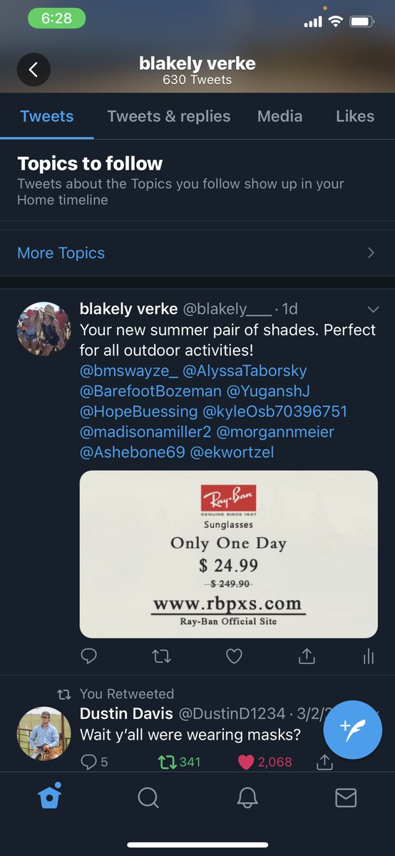 blakely___'s tweet photo. Not sure why someone felt the need to hack my Twitter 😂I don’t even use it. Sorry to everyone who Got tagged 😂 https://t.co/QloN1gdPT9