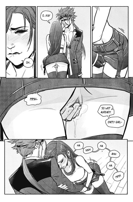 (2/4) #NSFW #ReTi 
Reno literally only giving a hand and nothing more 