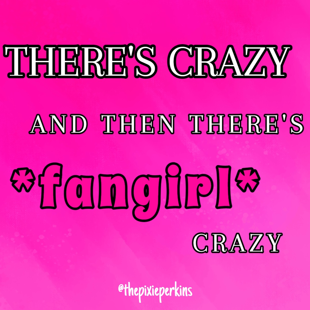 ThePixiePerkins's tweet photo. Thereโs no crazy like #fangirlcrazy. ๐คฃ๐
#pixieperkins #fangirl #fangirlprobs #yaromace #writingcommunity https://t.co/nZnHSgkvt9