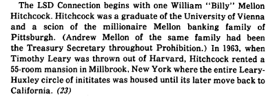 I already posted this, but Andrew Mellon is a spooky fucking dude. he was involved in the Profumo affair as well as Leary and the Brotherhood of Eternal Love