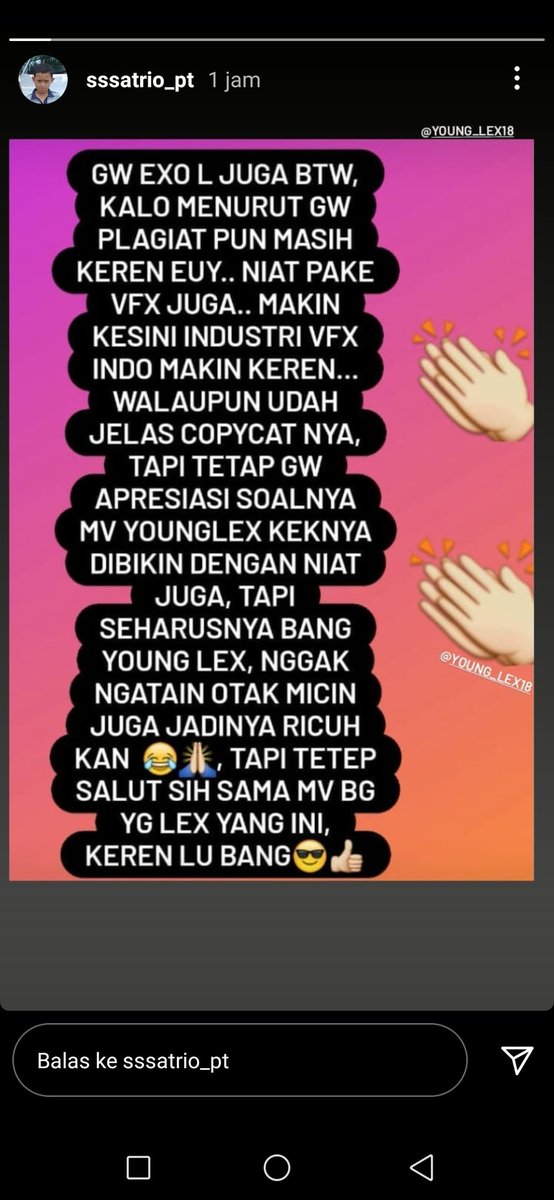 areryuokay_'s tweet photo. Owh ini EXOL juga?
Wih gituya
"PLAGIAT PUN MASIH KEREN"
Bukannya plagiat masuk tindak pidana? 🤔
Jadi tindak pidana keren gitu 😮
Owww
#EXOL
#ApologizeToLay
#YounglexApologizetoLayZhang https://t.co/JOa8EPnjnk