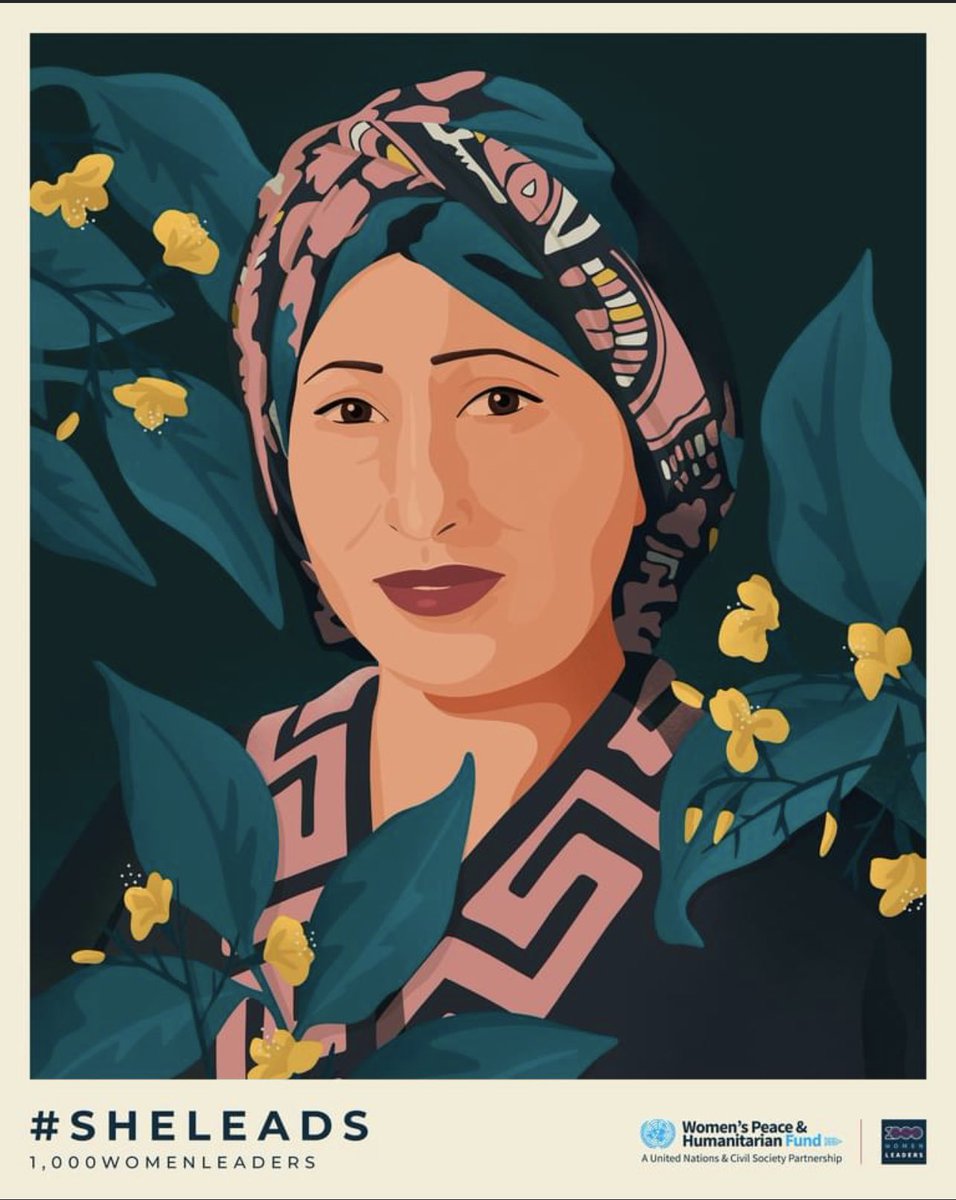 #1000WomenLeaders campaign, Women's Peace & Humanitarian Fund collaborated with the illustrator 🎨  Ariel Sinha on a project to celebrate local women peacebuilders and humanitarians. Download, print & share right now.  👉 wphfund.org/1000WomenLeade…  #SheLeads | #WomenBuildPeace