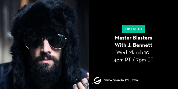 gimmeradio's tweet photo. When #JBennett isn't shaking his fist at the sky or two-fingering the peanut butter, he's writing long-winded articles for @Decibel, @Revolver, among others. Join in tomorrow for a show of his called #MasterBlasters, the LIVE CHAT is a party! https://t.co/6aKOsMFFUJ https://t.co/cthyYvkFwc