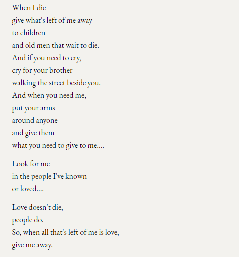 Man, the ending of <a href="/NCIS_CBS/">NCIS on @ncisverse</a>  tonight was a tear jerker. The poem by Merritt Malloy was perfect. #NCIS