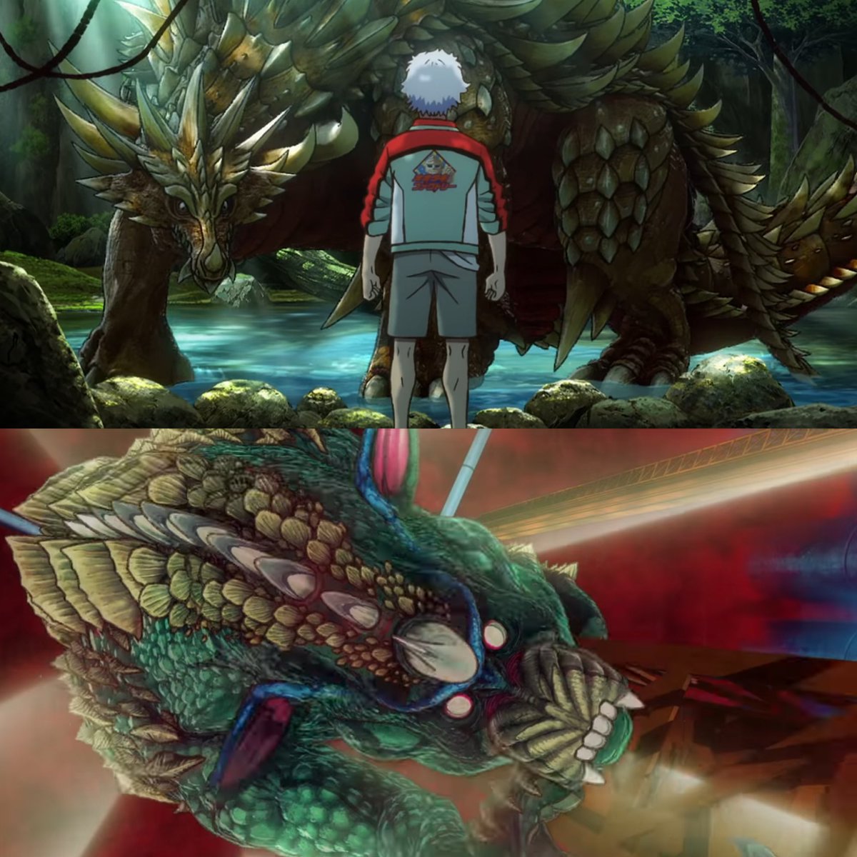 تويتر 固ツイに على تويتر ゴジラs Pの予告アンギラス バラゴン ヘドラ クモンガと色々確認出来た この尻尾は多分ゴジラの幼体だよね T Co Dtujpm1dzh