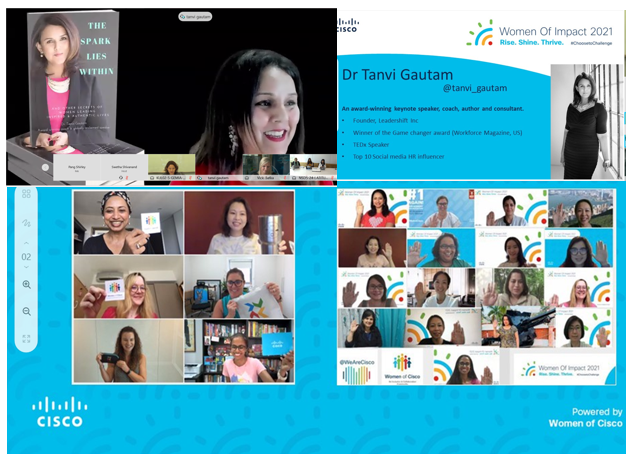 "Your valuation does not depend on their validation." This has to be the #bestDay! 🙌 The APJC <a href="/WomenOfCisco/">Women Of Cisco</a> spending time with our special guest <a href="/tanvi_gautam/">Dr. Tanvi Gautam</a>. #RiseShineThrive