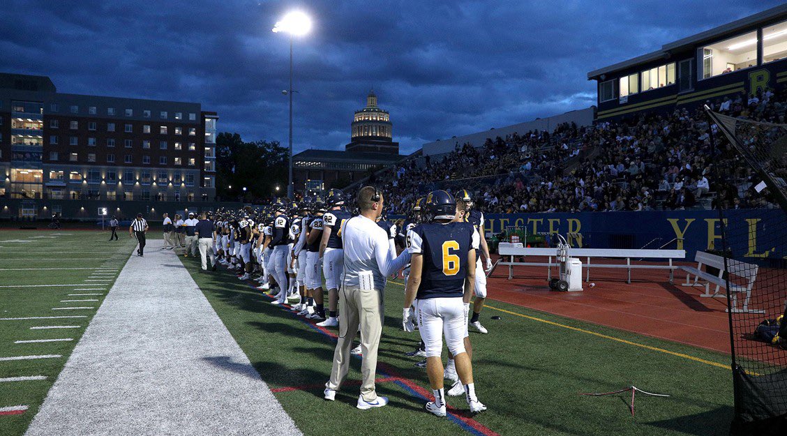 anthonypooch2's tweet photo. Blessed to announce my commitment to the prestigious University of Rochester, where I’m excited to be able to study engineering and continue my athletic career. Huge thanks to my family, coaches, and teammates! @jackamato @ChadMartinovich @CoachRMoore34 @UofRFootball #CLIMB 🐝 https://t.co/f2rLvzm4dB