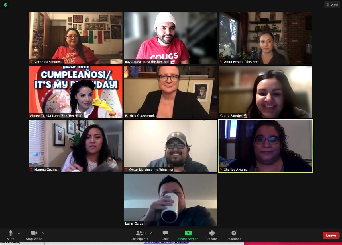 wsuclfsaa's tweet photo. What a fun night!  We gathered virtually to play a few rounds of Lotería! We mingled, we played and learned about the origins of the quintessential Mexican board game! https://t.co/GXoRsNSMvc